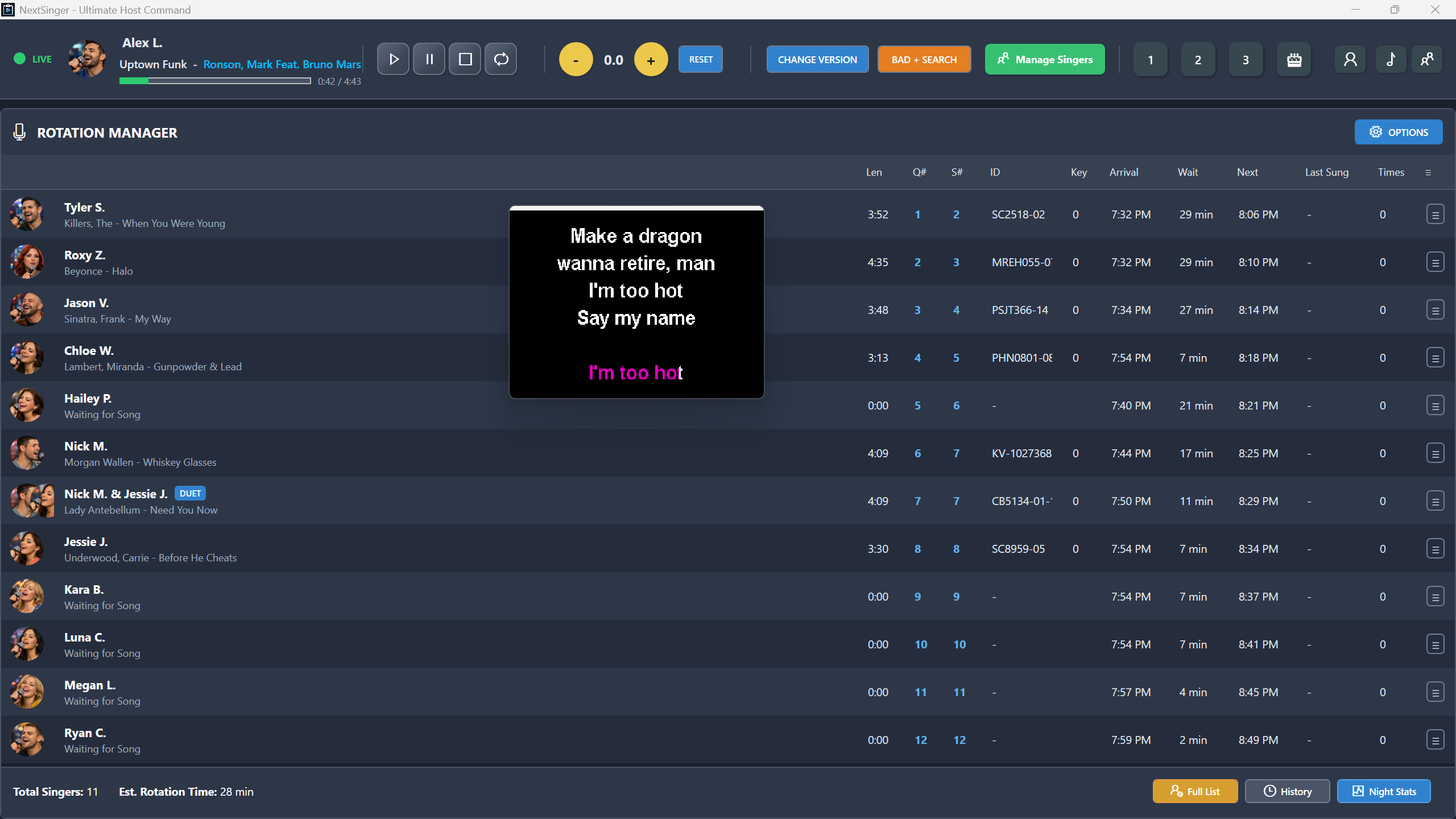 NextSinger app preview